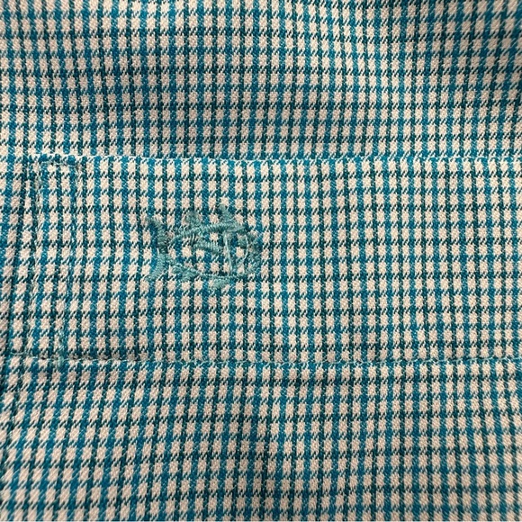 Southern Tide Intercoastal Shirt Men’s Medium Long Sleeve Blue Mini Check Brrr - Picture 5 of 10